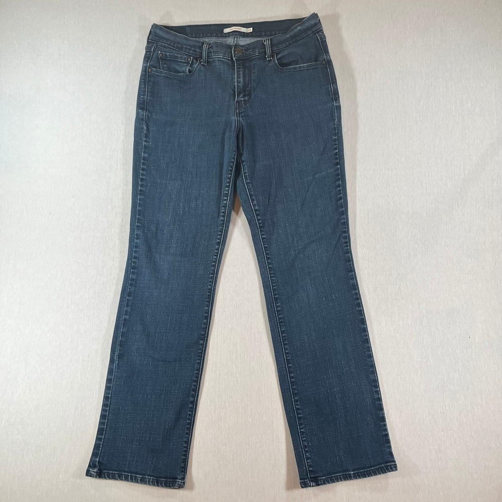 Levis 505 Straight Jeans Women 29 Straight Leg Mid Rise Stretch 27.5" Inseam